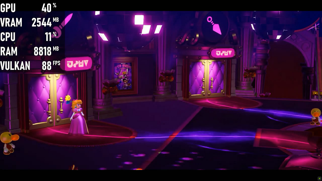 NS模擬器90幀流暢運行《碧姬公主:表演時刻!》展示 NS模擬器90幀流暢運行《碧姬公主:表演時刻!》展示