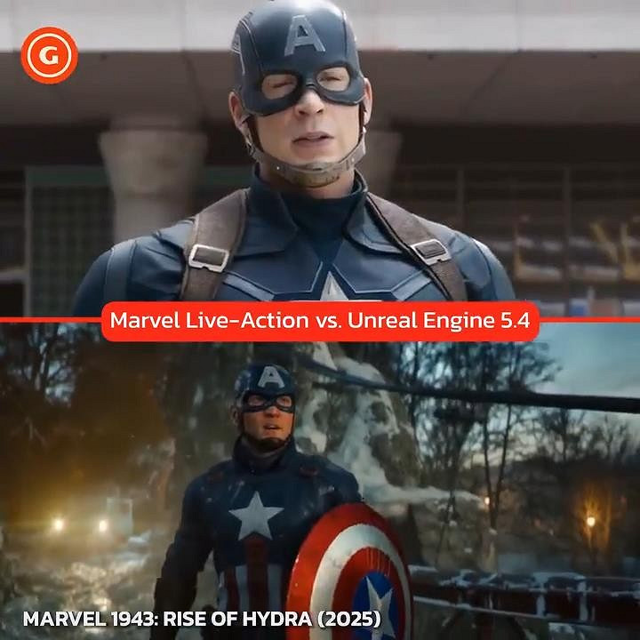 《漫威1943:九頭蛇崛起》與電影對比影片 細節能以假亂真 《漫威1943:九頭蛇崛起》與電影對比影片 細節能以假亂真