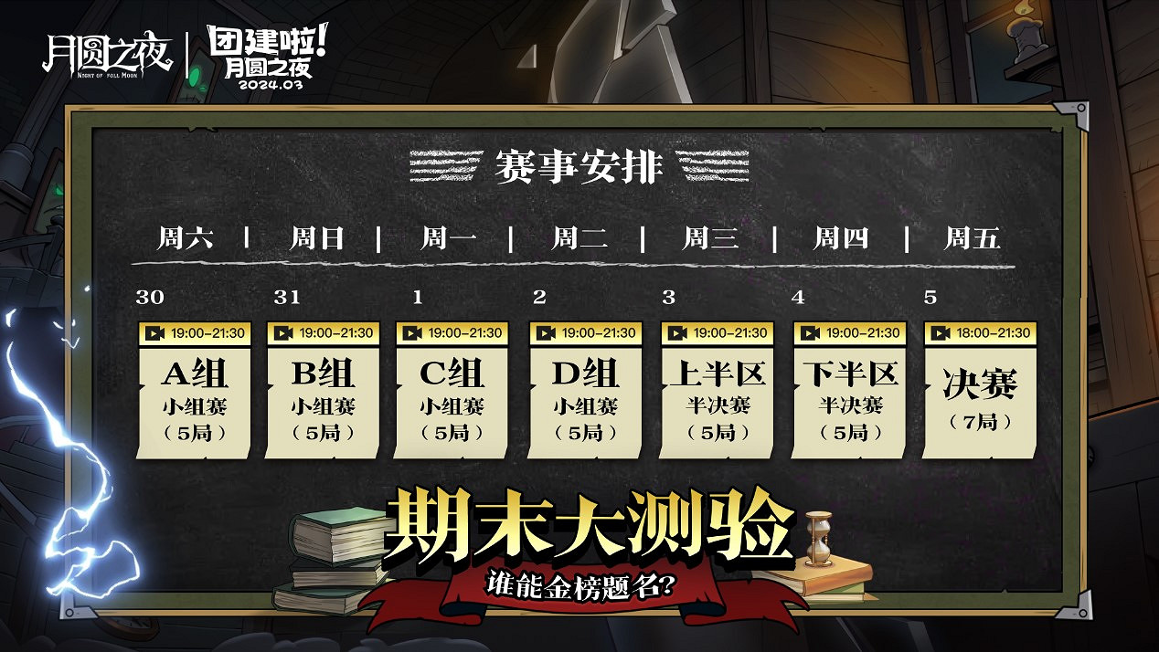 S2賽季期末大測驗，《月圓之夜》主播對弈團建來襲