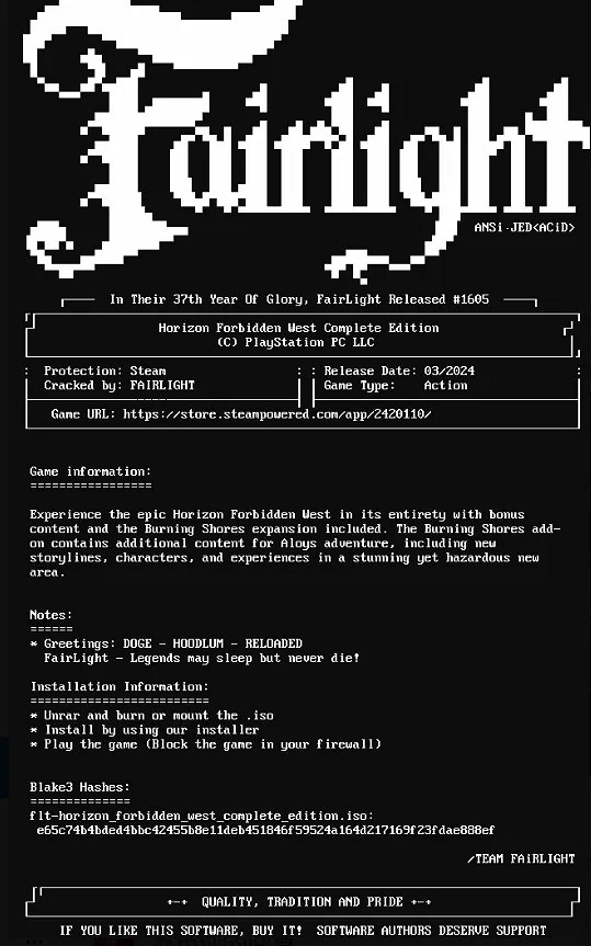 《地平線：西絕》上線就被破解，你支援遊戲D加密嗎?