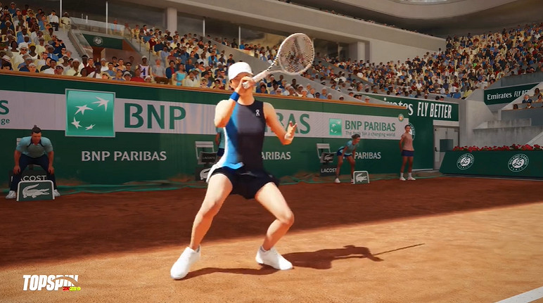 網球遊戲《上旋網球2K25》玩法預告公布：動作流暢！