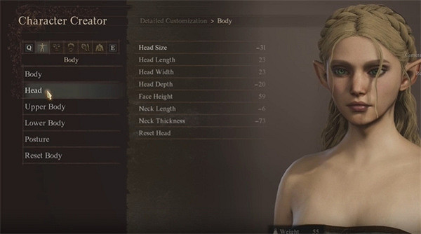 《龍之信條2》塞爾達捏臉資料分享 《龍之信條2》塞爾達捏臉資料分享