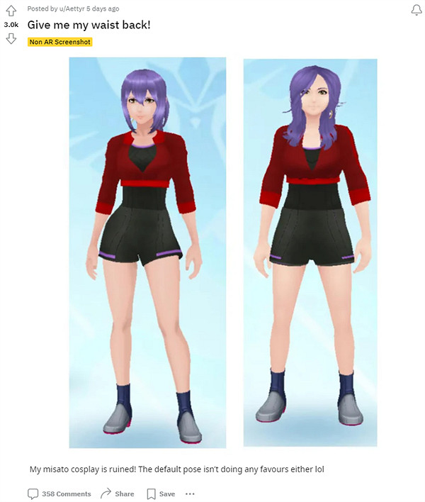 《寶可夢Go》“正確”更新引發玩家不滿：少女變大媽