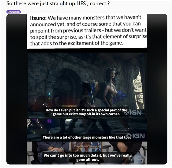 《龍信2》怪物種類匱乏遭吐槽:只有女妖、哥布林幾種 《龍信2》怪物種類匱乏遭吐槽:只有女妖、哥布林幾種