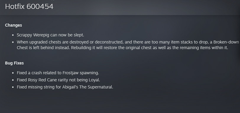 《饑荒：連線版》新版本&quot;暮色森林&quot;震撼上線 更新已完成
