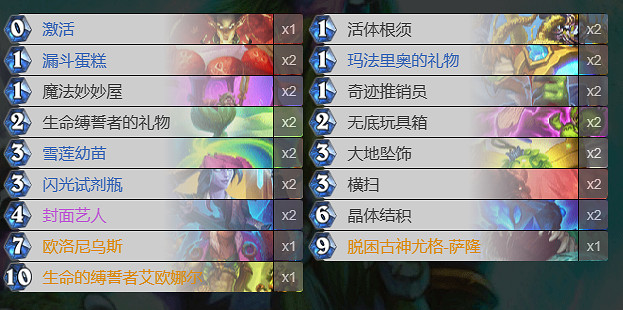 《爐石戰記》法術德卡組推薦 《爐石戰記》法術德卡組推薦