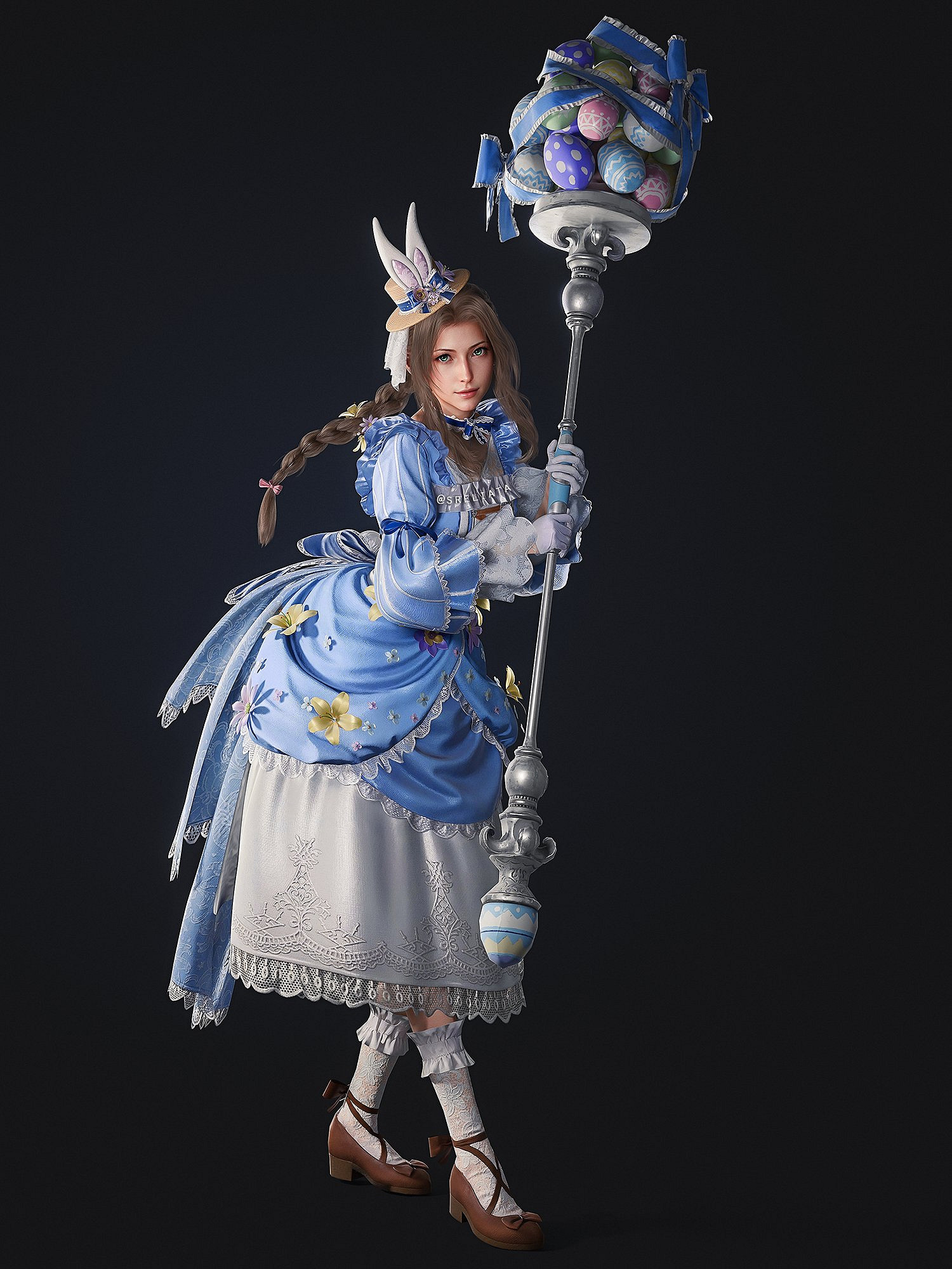 藍白禮服十分誘人！《FF7EC》愛麗絲復活節服裝公布