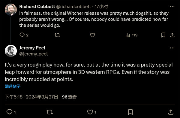 BioWare商店後悔未銷售巫師1:錯失了取代Steam的良機 BioWare商店後悔未銷售巫師1:錯失了取代Steam的良機