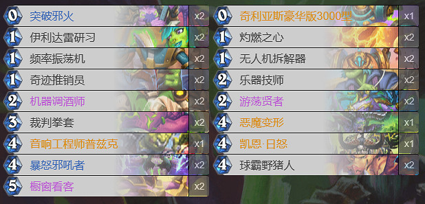 《爐石戰記》快攻瞎卡組推薦 《爐石戰記》快攻瞎卡組推薦