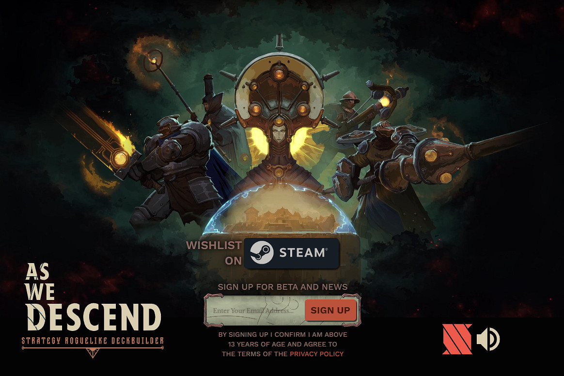 牌組構建類肉鴿遊戲《我們正下降》上架Steam平台