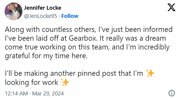 《邊緣禁地》開發商前腳剛被收購,後續就慘遭T2裁員 《邊緣禁地》開發商前腳剛被收購,後續就慘遭T2裁員