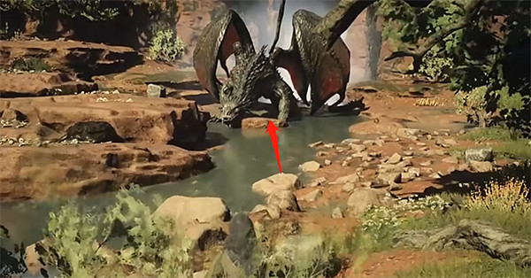 《龍之信條2》初期琥珀焰龍固定位置分享