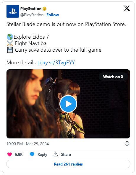 PS5《星刃》Demo現已上線!預告片展示女主火辣身材 PS5《星刃》Demo現已上線!預告片展示女主火辣身材