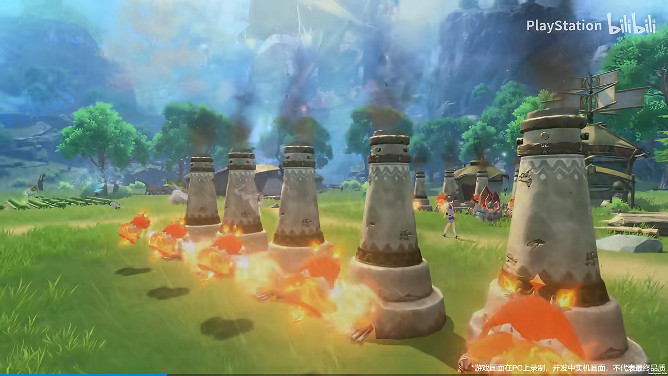 蠻啾開放世界二遊《藍色星原：旅謠》PS5實機展示