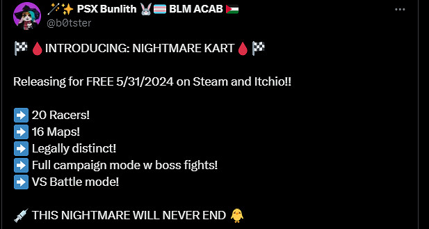 《血源卡丁車》改名《夢魘卡丁車》合法化 5月免費登陸PC 《血源卡丁車》改名《夢魘卡丁車》合法化 5月免費登陸PC