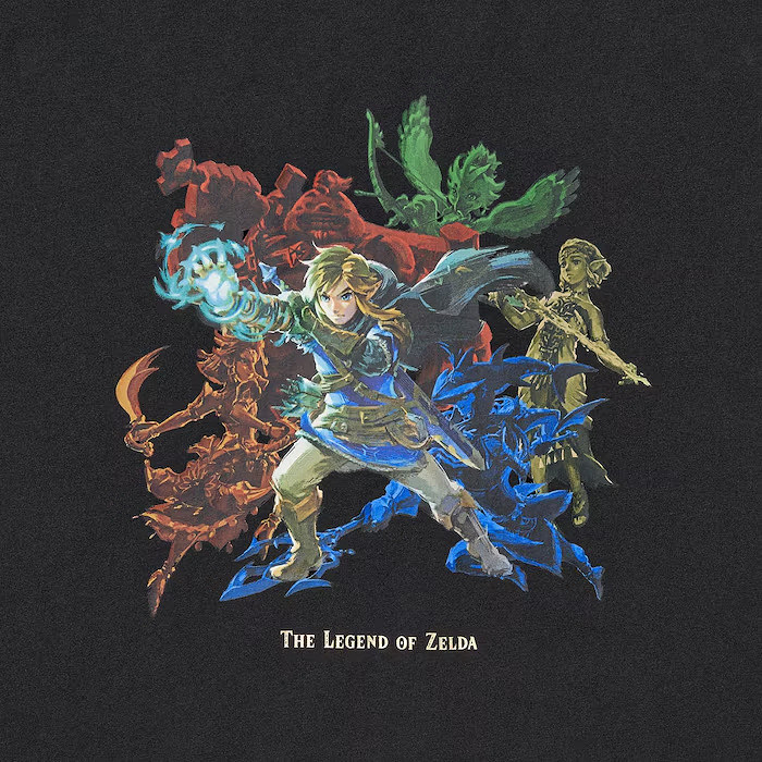 優衣庫連動《塞爾達傳說：王國之淚》推UT！4月發售