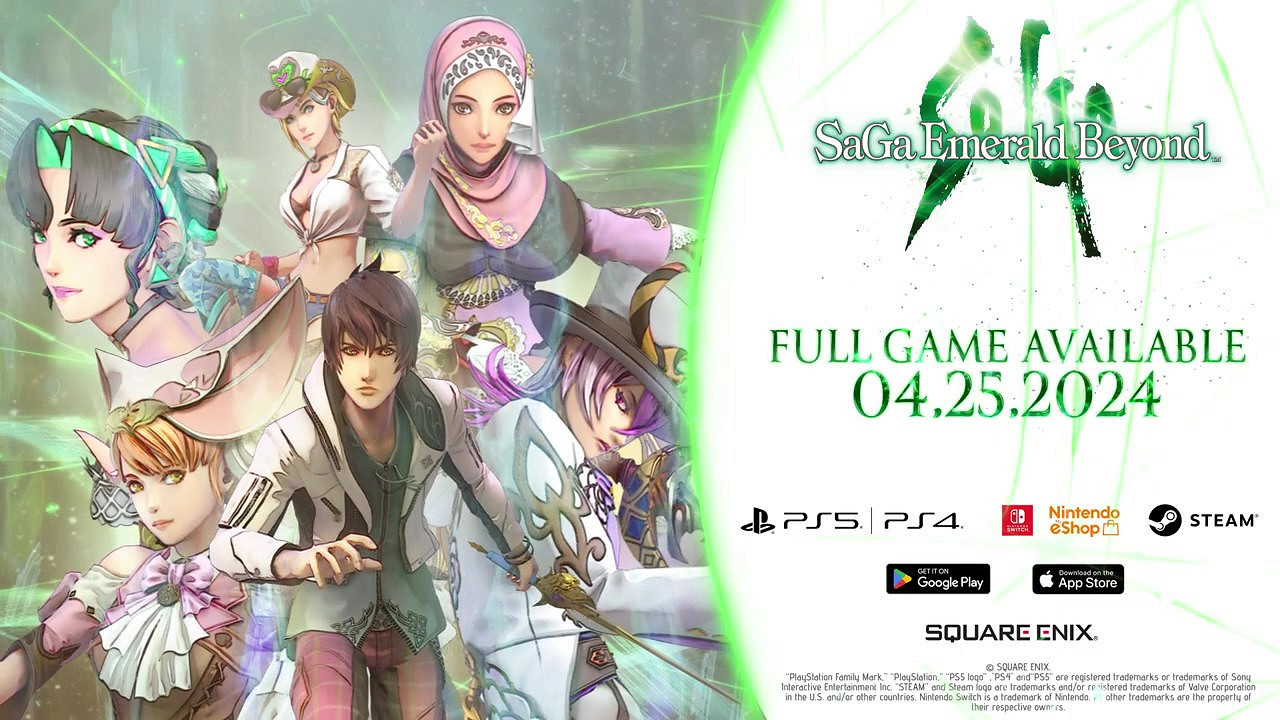 《沙加：Emerald Beyond》新預告 4月25日發售